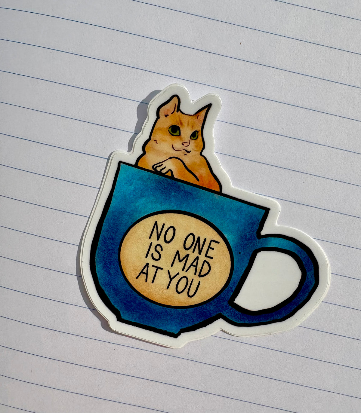 NO ONE IS MAD Sticker